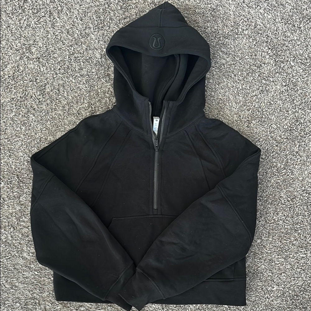 Lululemon Scuba Black Hooded Sweatshirt